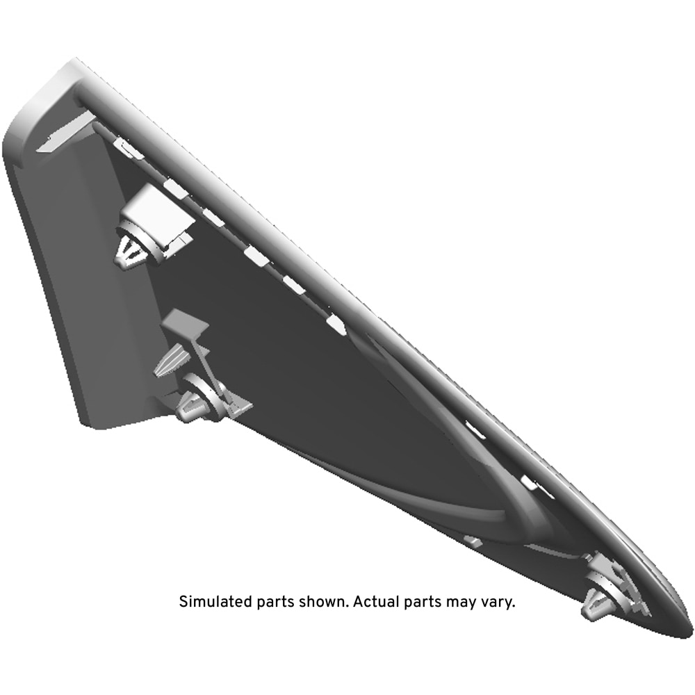 GM Genuine Parts Anthracite Passenger Side Body Side Rear Molding