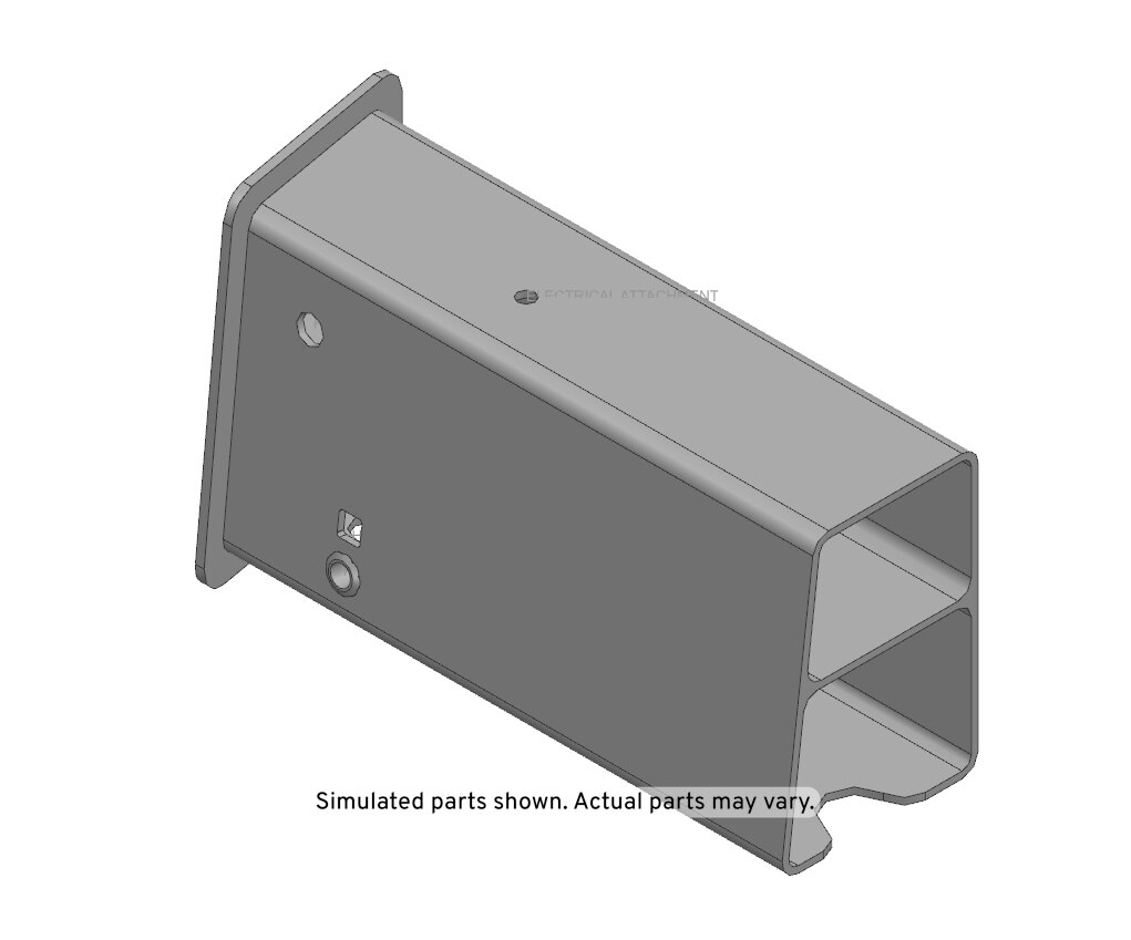 GM Genuine Parts Front Driver Side Bumper Lower Impact Bar