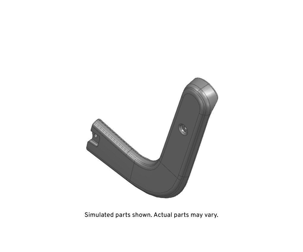 GM Genuine Parts Light Wheat Rear Passenger Side Seat Inner Hinge Finish Cover