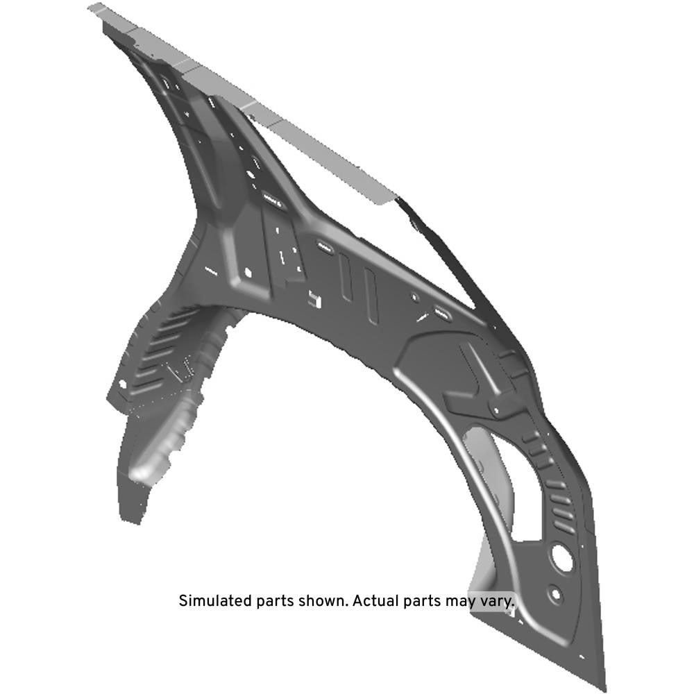 GM Genuine Parts Passenger Side Quarter Inner Panel