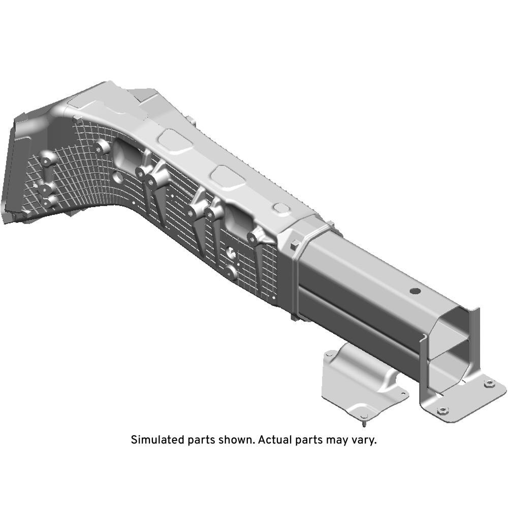 GM Genuine Parts Rear Driver Side Compartment Floor Panel Rear Rail