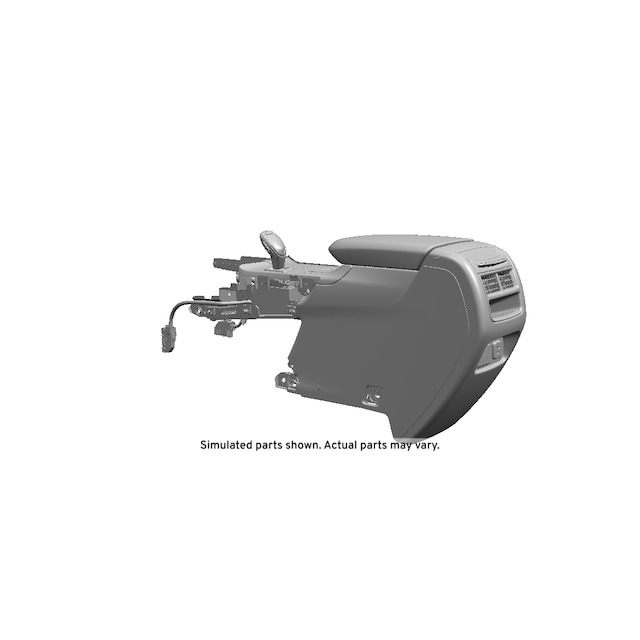 GM Genuine Parts Jet Black Front Floor Console