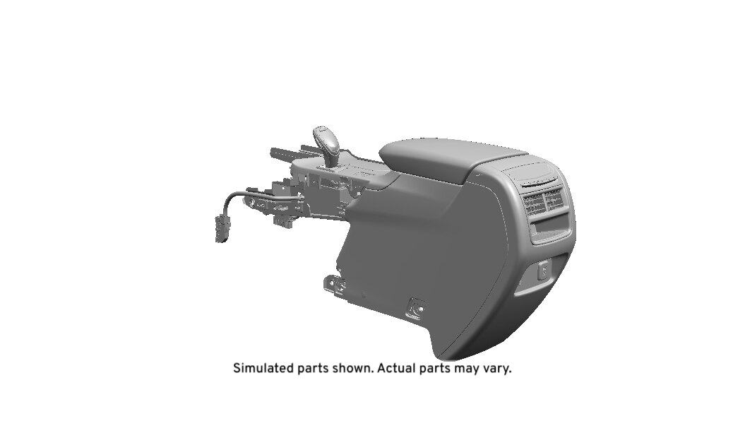 GM Genuine Parts Jet Black Front Floor Console