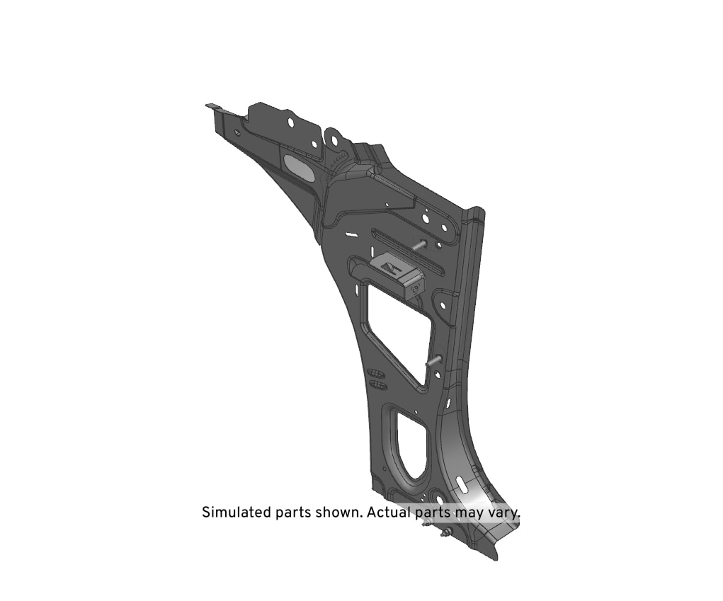 GM Genuine Parts Passenger Side Body Hinge Pillar Inner Panel