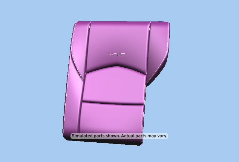GM Genuine Parts Light Platinum Rear Driver Side Seat Back Cover