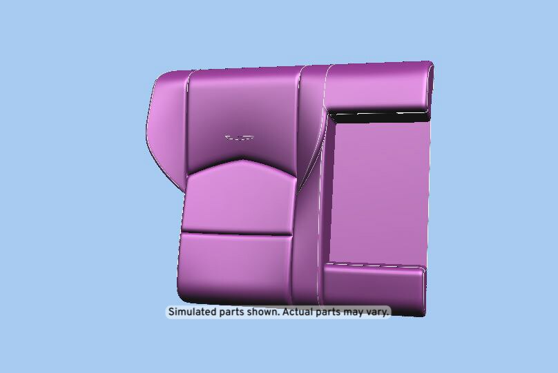 GM Genuine Parts Light Platinum Rear Passenger Side Seat Back Cover
