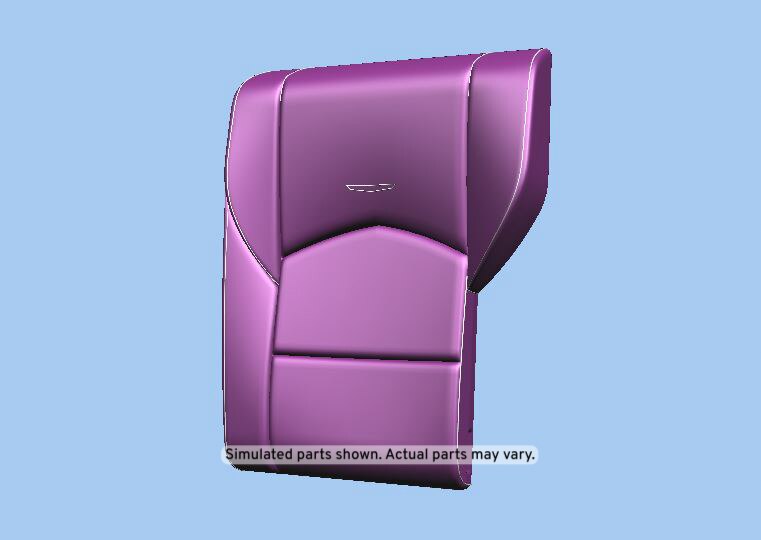 GM Genuine Parts Vecchio Rear Passenger Side Seat Back Cushion Cover