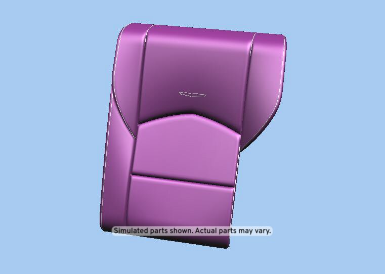GM Genuine Parts Very Light Cashmere Rear Driver Side Seat Back Cushion Cover