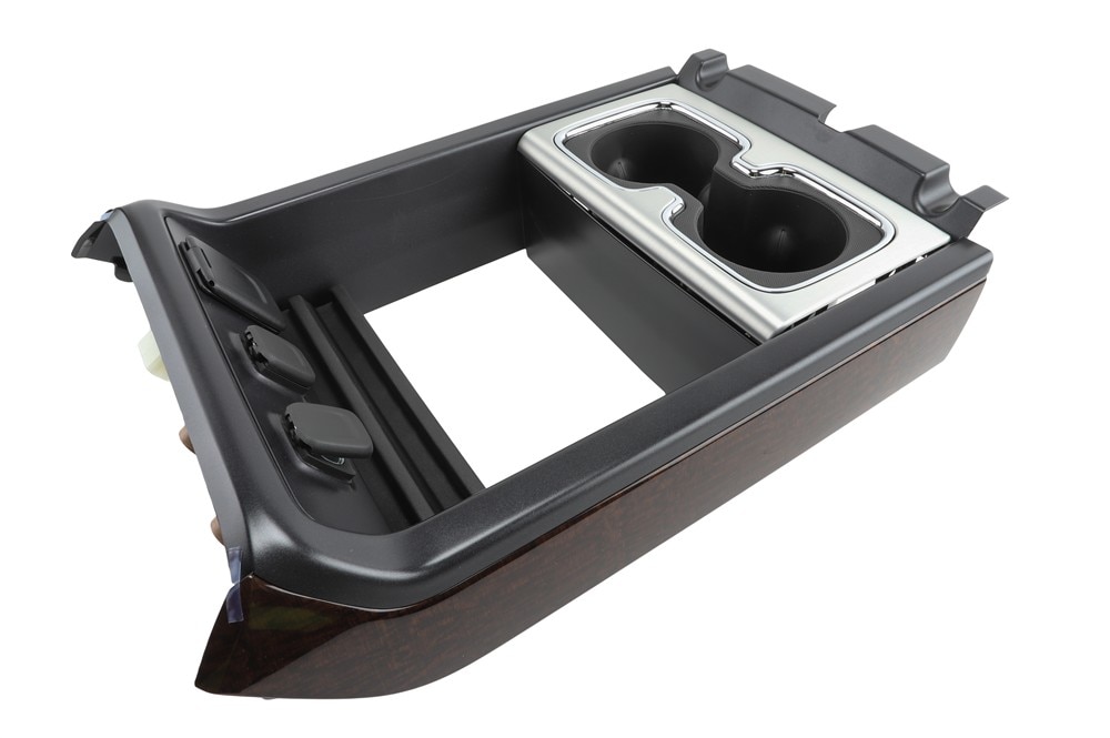 GM Genuine Parts Grand Lace Wood Front Floor Console Trim Plate