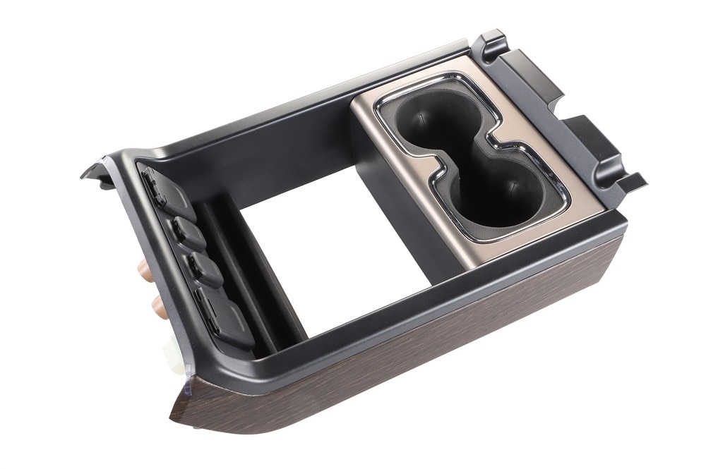 GM Genuine Parts Oblique Hanon Oak Front Floor Console Trim Plate