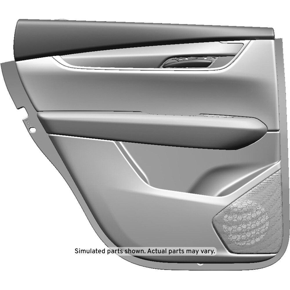 GM Genuine Parts Jet Black Rear Driver Side Door Trim