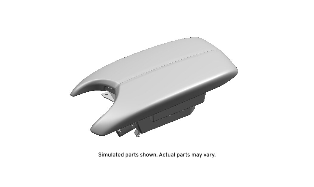 GM Genuine Parts Light Platinum Front Floor Console Armrest