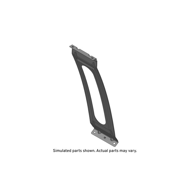 GM Genuine Parts Jet Black Rear Passenger Side Door Window Guard Bar