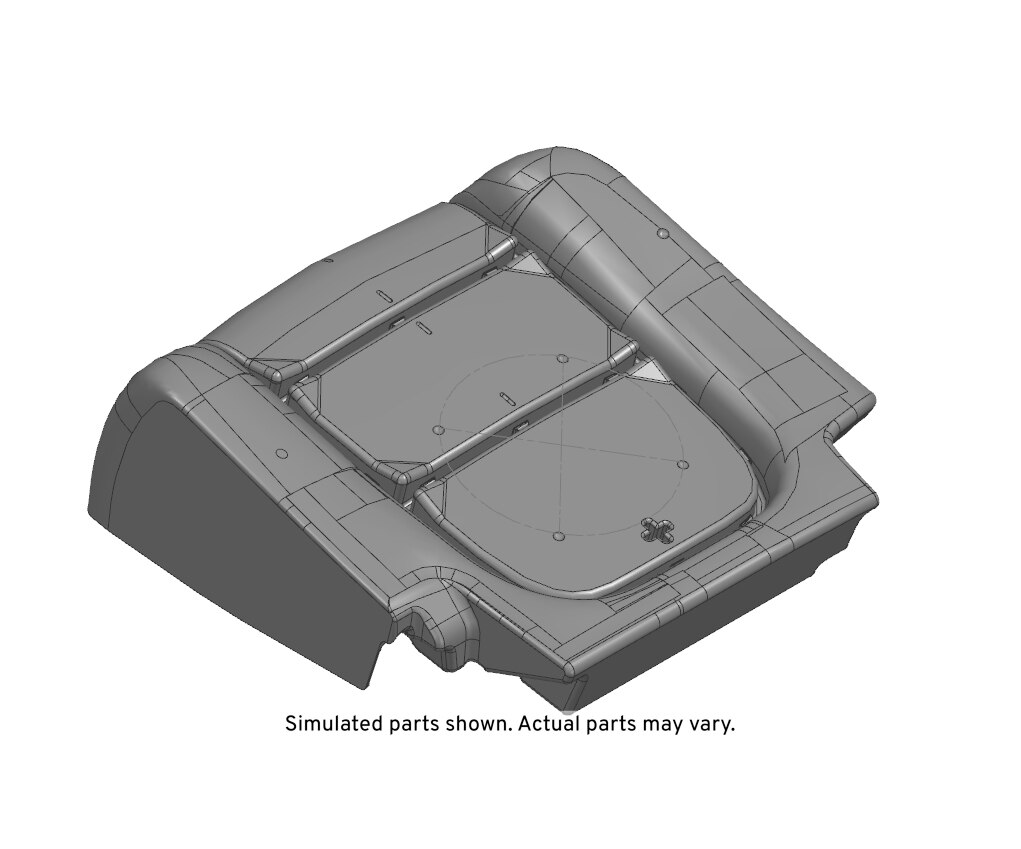 GM Genuine Parts Passenger Side Rear Seat Cushion Pad