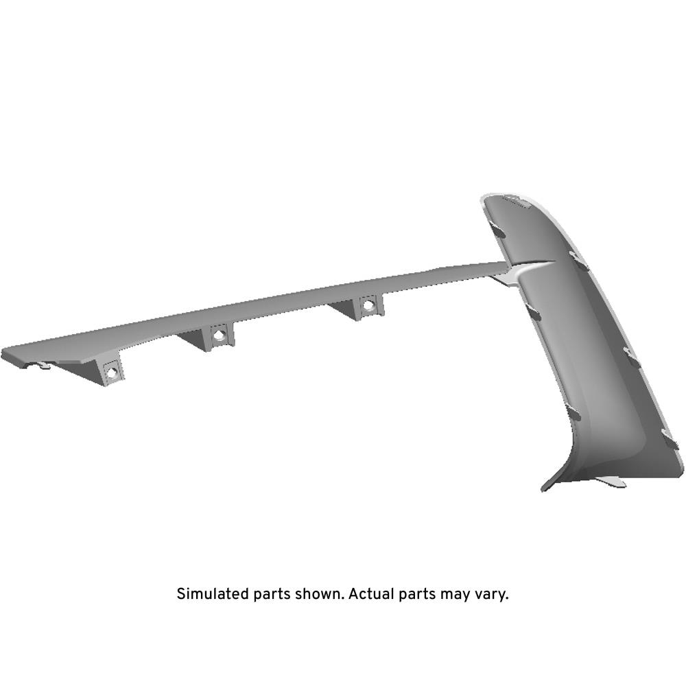 GM Genuine Parts Carbon Flash Front Passenger Side Outer