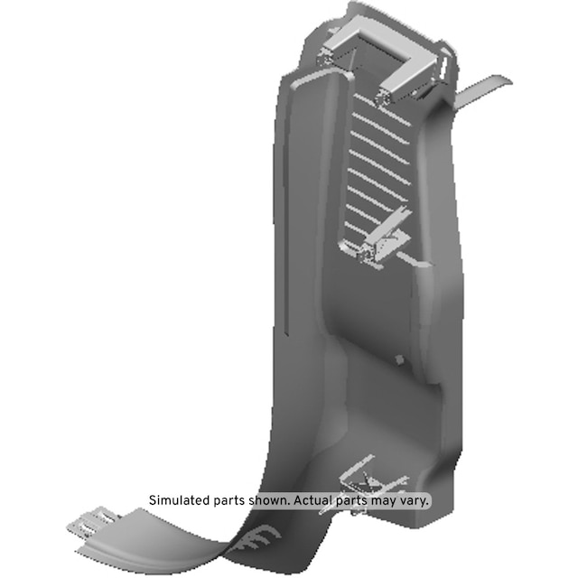 GM Genuine Parts Very Dark Atmosphere Driver Side Body Lock Pillar Trim Panel