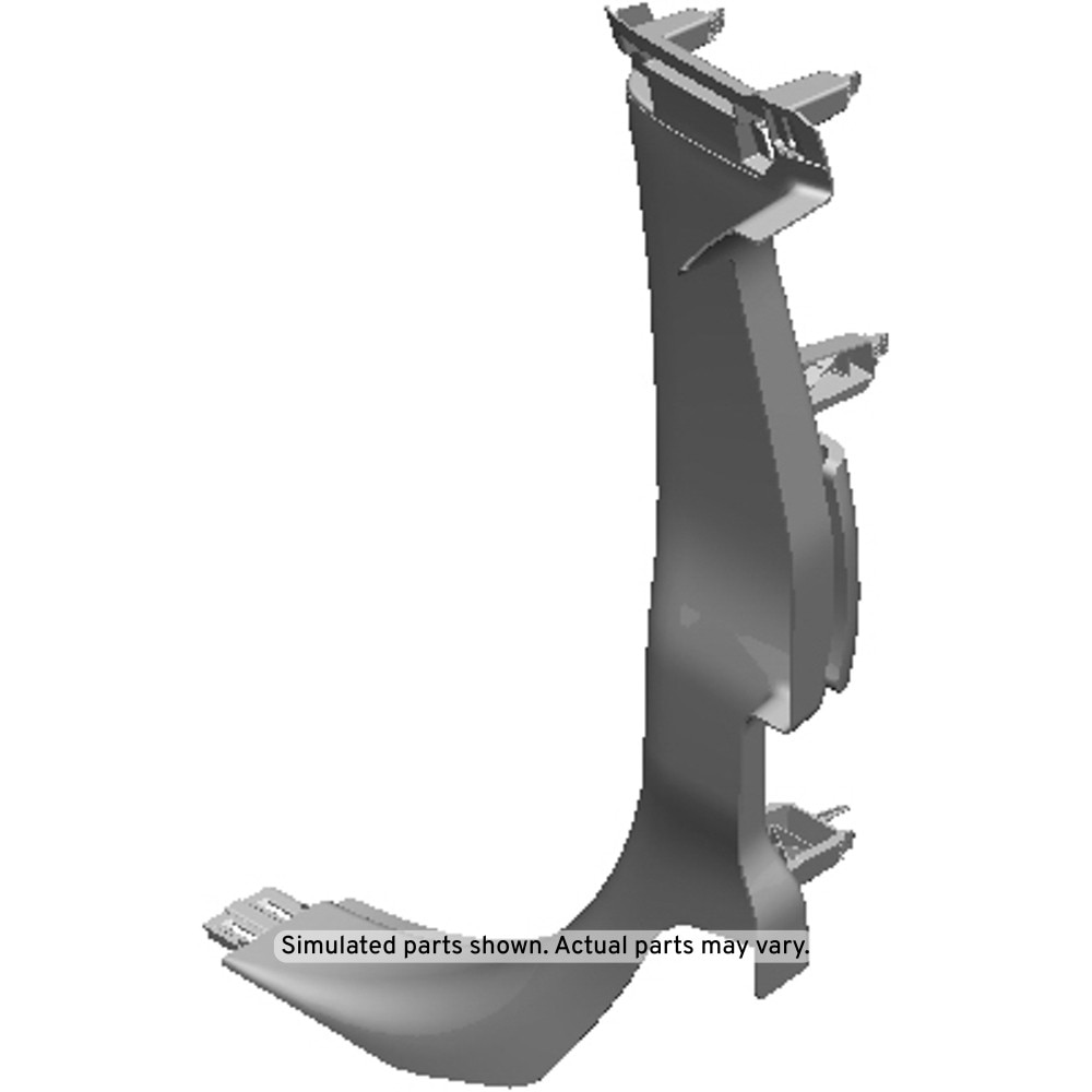 GM Genuine Parts Very Dark Atmosphere Passenger Side Body Lock Pillar Trim Panel