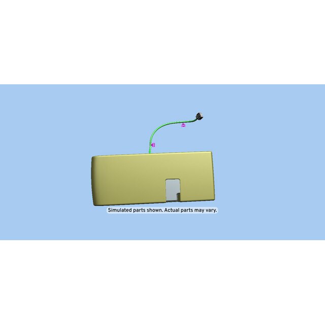 GM Genuine Parts Very Light Cashmere Rear Seat
