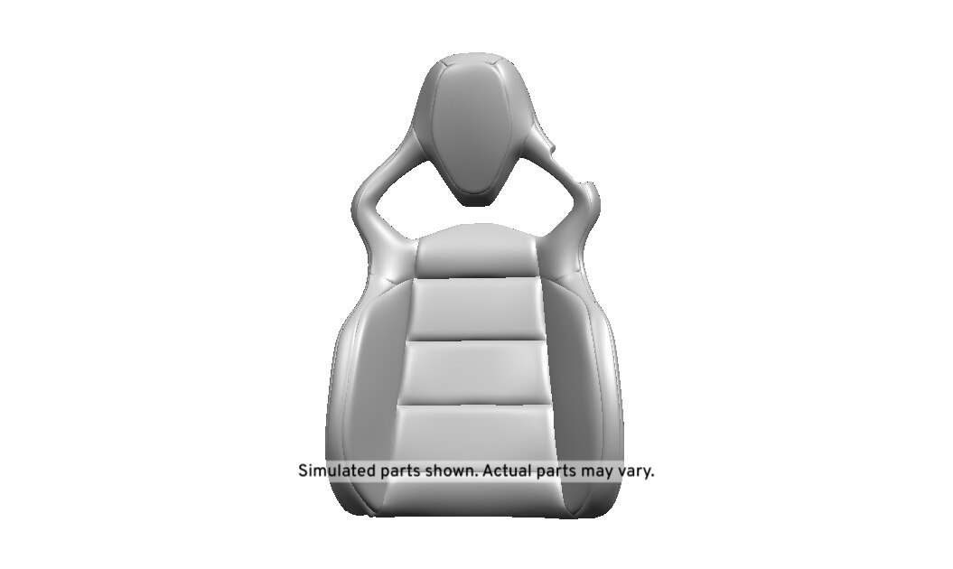 GM Genuine Parts Spice Red Front Seat Back Cushion Cover