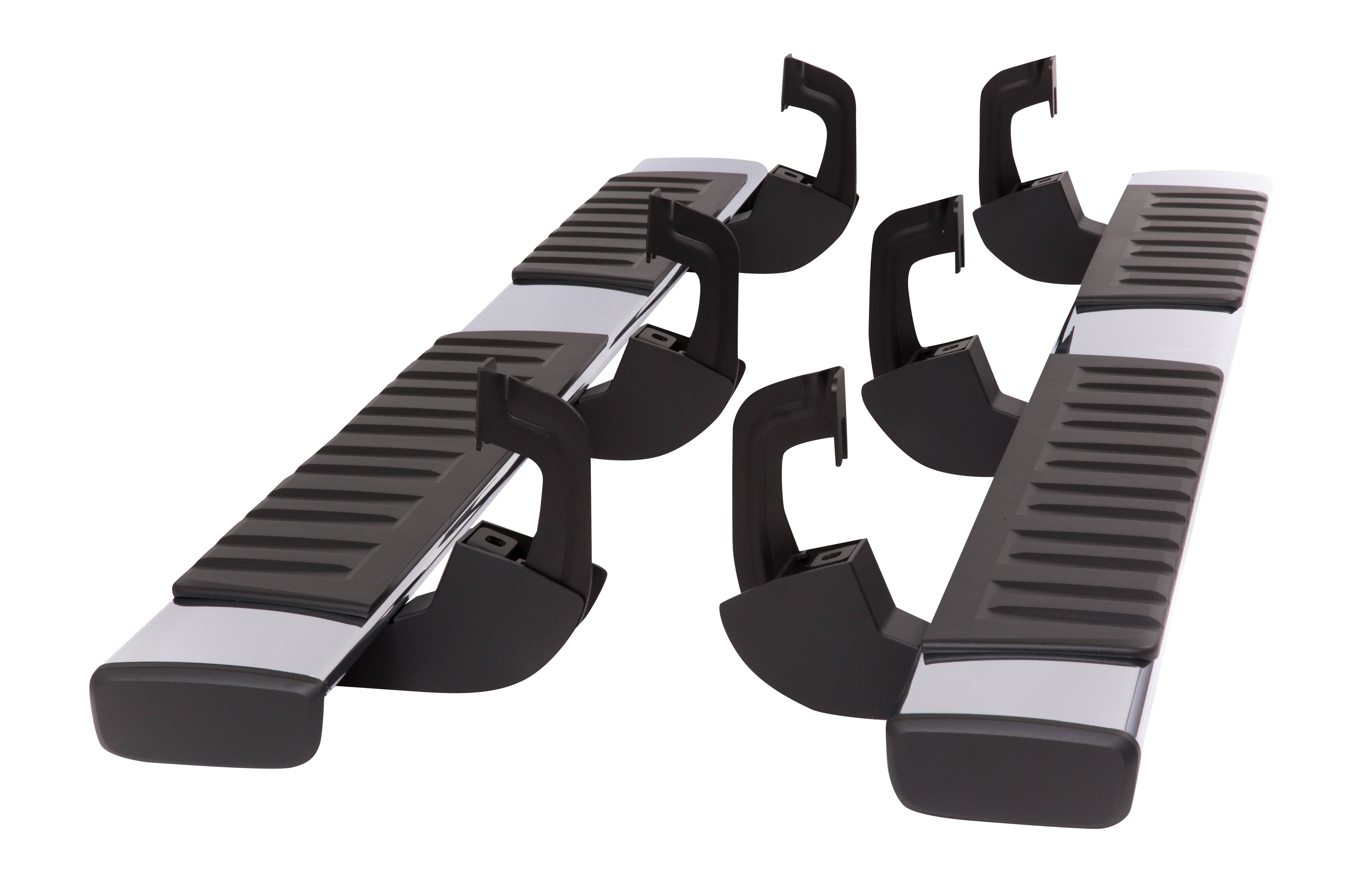 Double Cab 6-Inch Rectangular Assist Steps in Chrome | 84106505