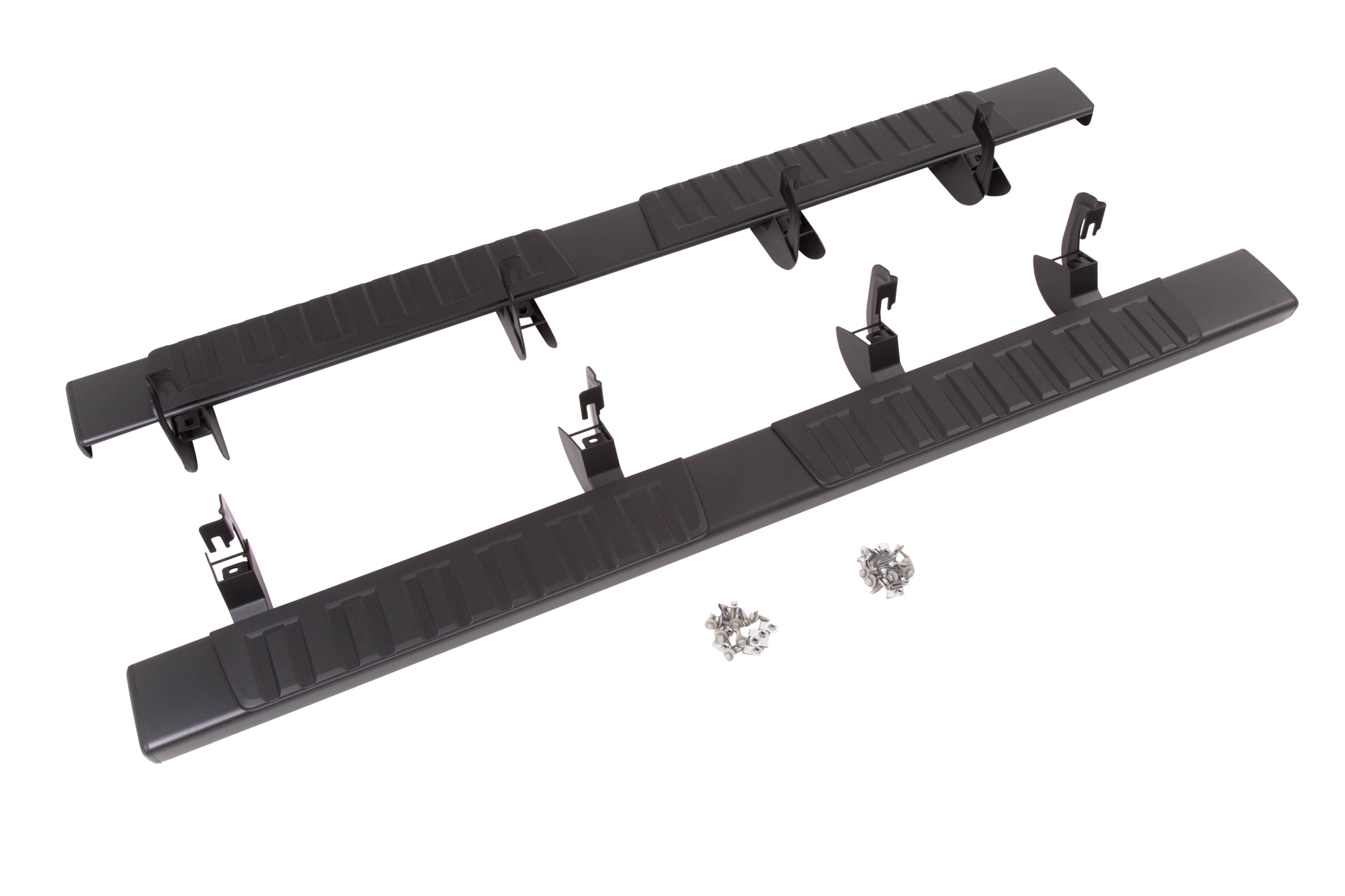 GMC Crew Cab 6-Inch Rectangular Assist Steps in Black