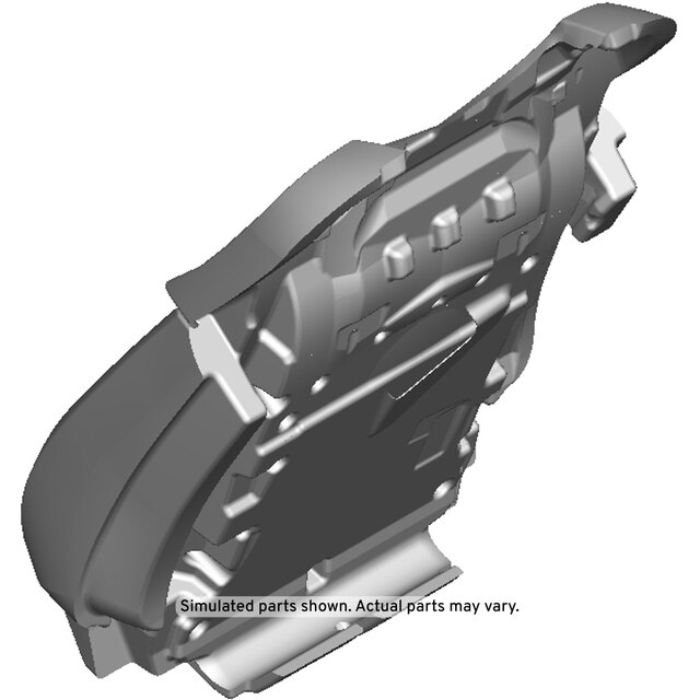 GM Genuine Parts Passenger Side Front Seat Back Pad