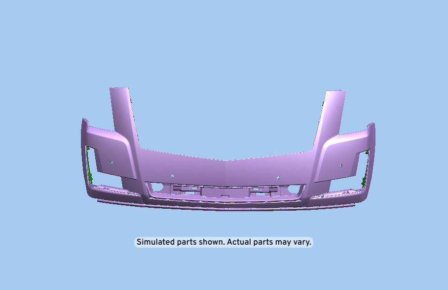 GM Genuine Parts Front Upper Bumper Cover