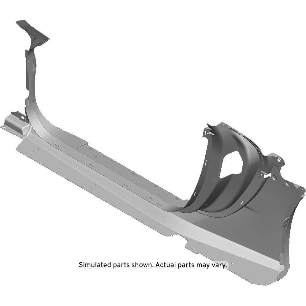 GM Genuine Parts Passenger Side Body Side Outer Panel