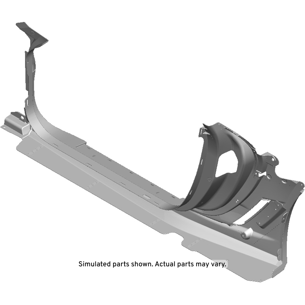 GM Genuine Parts Passenger Side Body Side Outer Panel