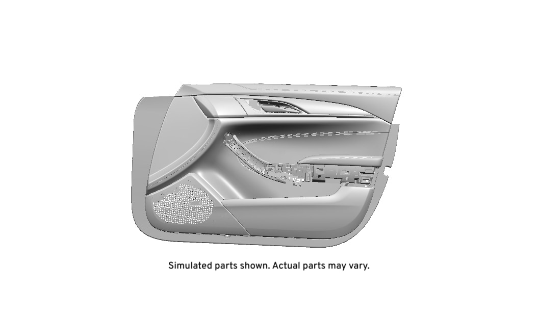 GM Genuine Parts Light Platinum Front Passenger Side Door Trim