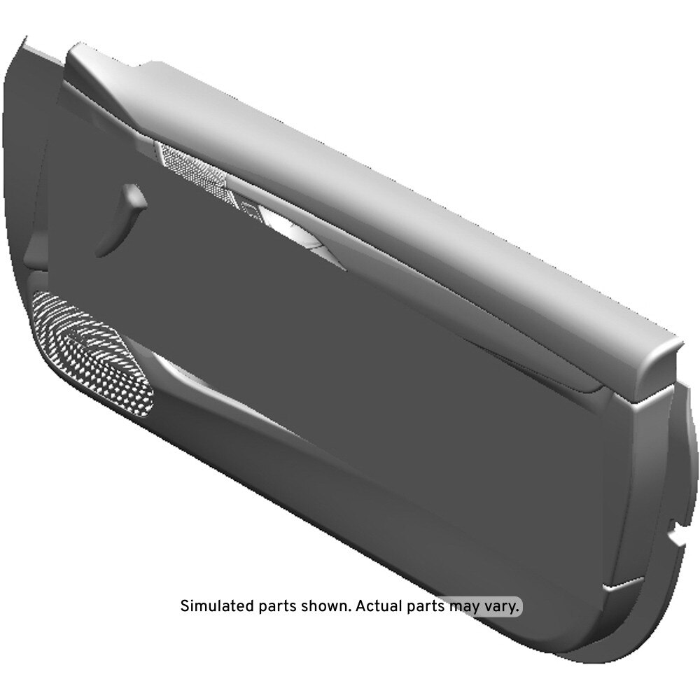 GM Genuine Parts Jet Black Front Passenger Side Door Trim