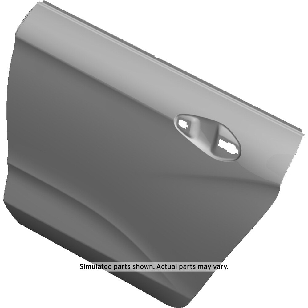 GM Genuine Parts Rear Driver Side Door Outer Panel