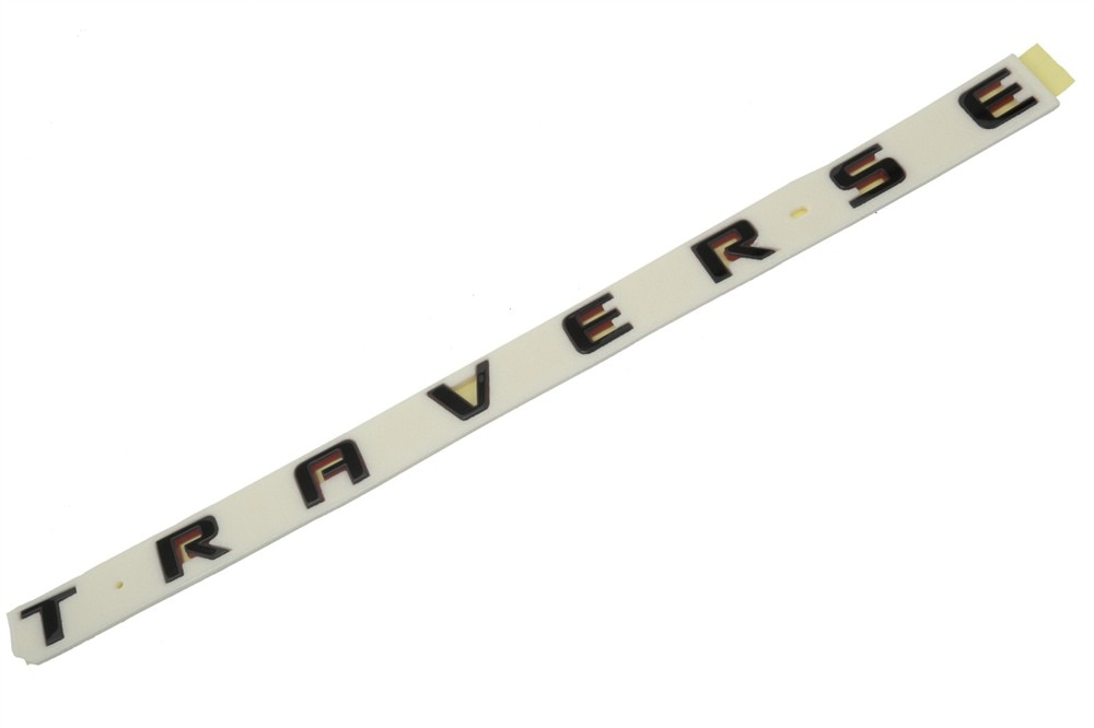 GM Genuine Parts Black Front Side Door Vehicle Name Plate