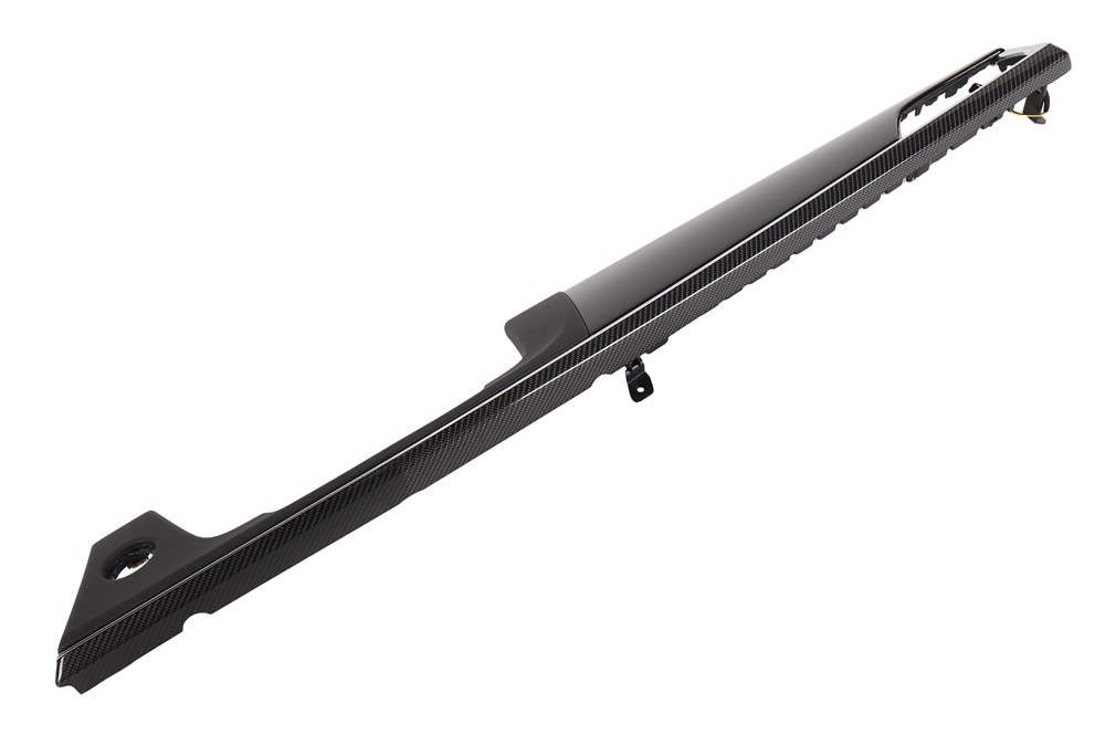 GM Genuine Parts Choco Noir Sapele Passenger Side Instrument Panel Lower Trim Plate Applique