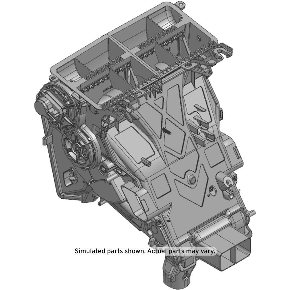 GM Genuine Parts Air Conditioning Evaporator and Blower Case