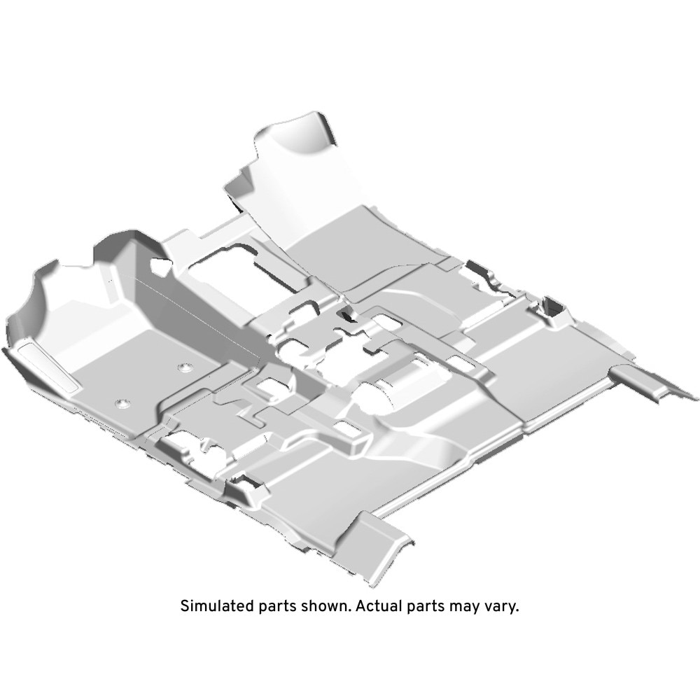 GM Genuine Parts Jet Black Front Floor Panel Carpet