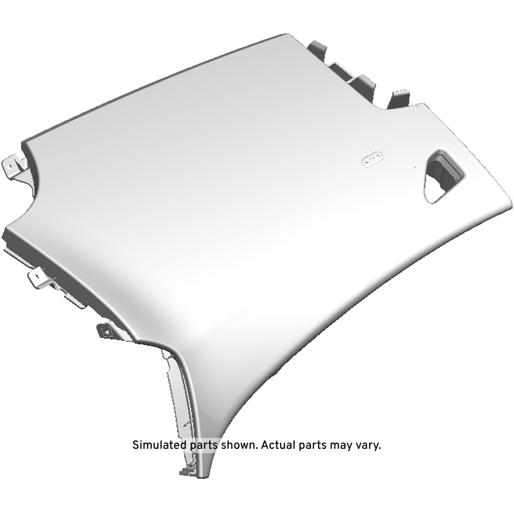 GM Genuine Parts Jet Black Passenger Side Instrument Panel Upper Trim Panel