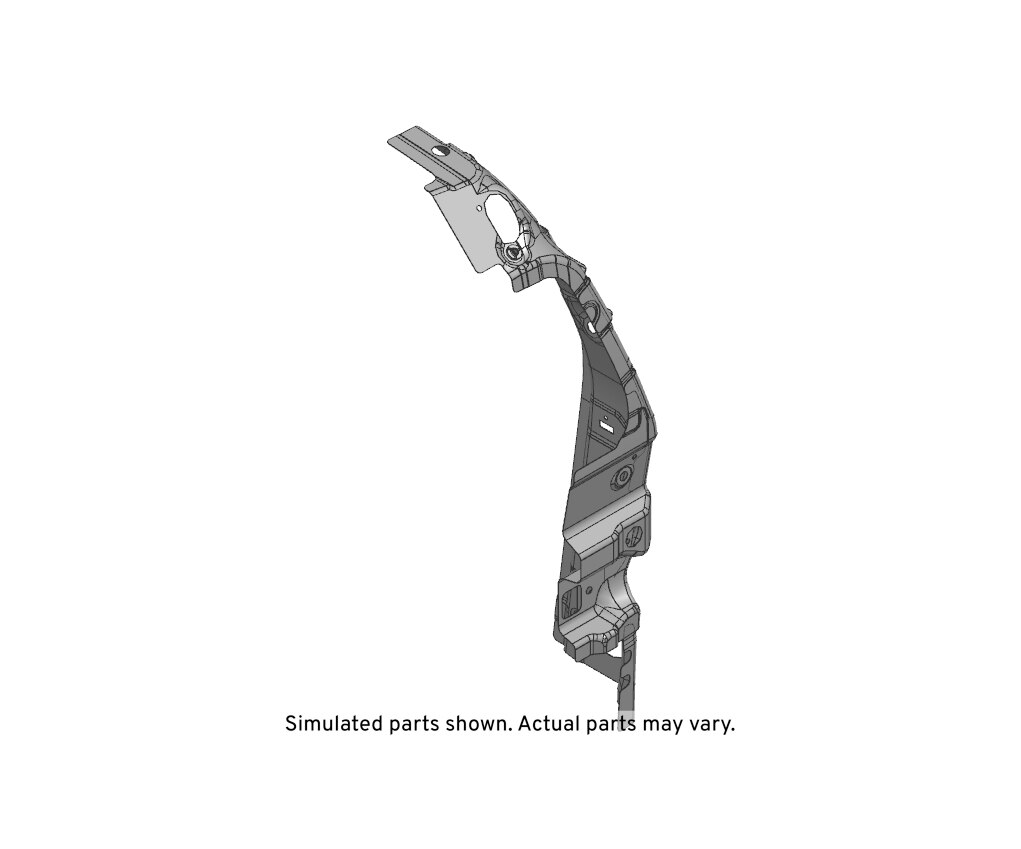 GM Genuine Parts Passenger Side Body Lock Pillar Inner Panel