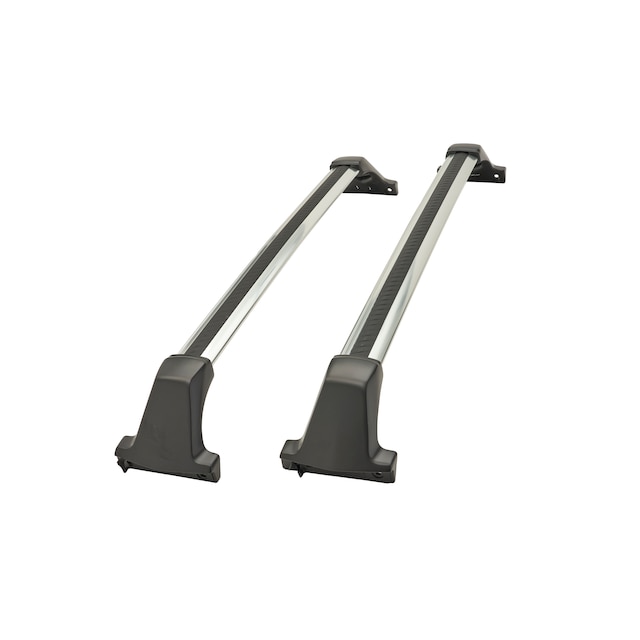 Cadillac Roof Rack Cross Rail Package in Bright Anodized Aluminum 