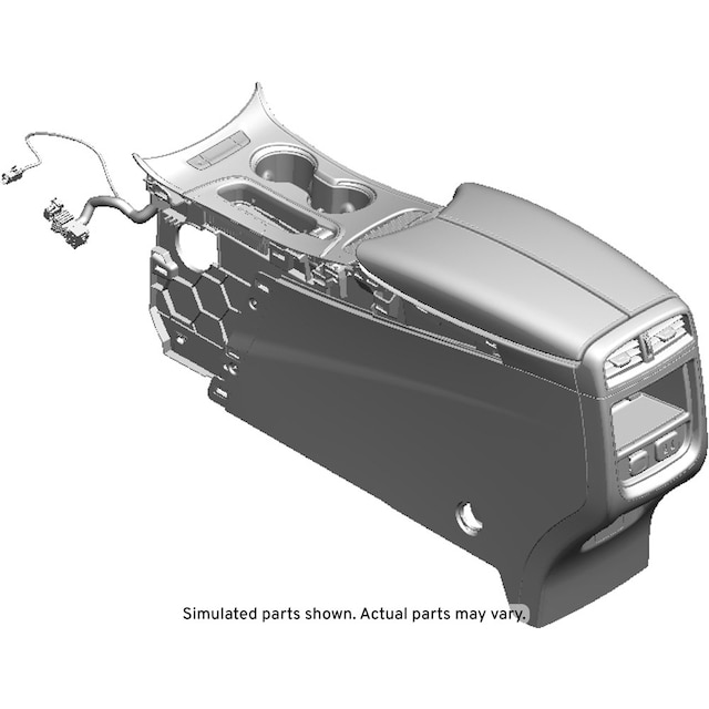 GM Genuine Parts Light Neutral Front Floor Console