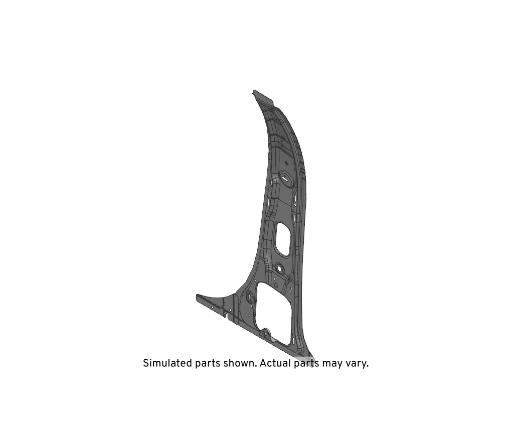 GM Genuine Parts Passenger Side Center Pillar Inner Panel