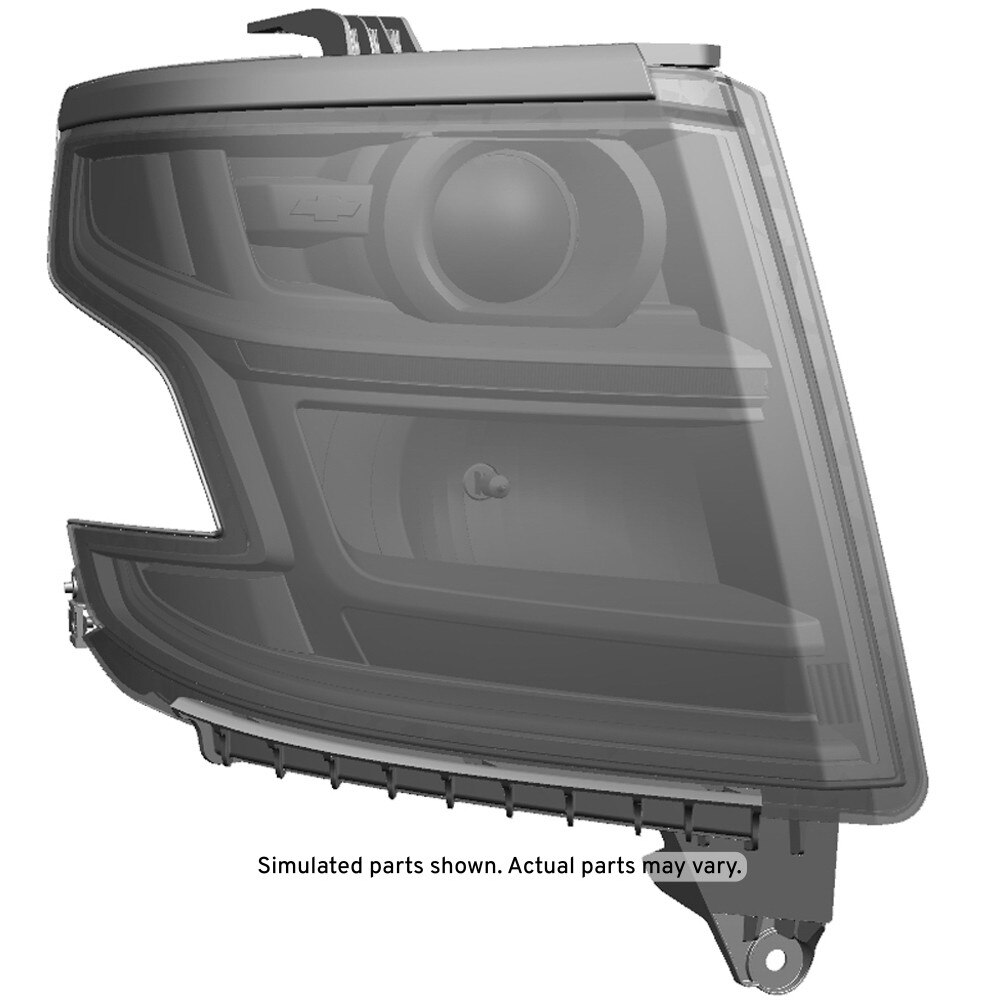 GM Genuine Parts Passenger Side Headlamp Assembly