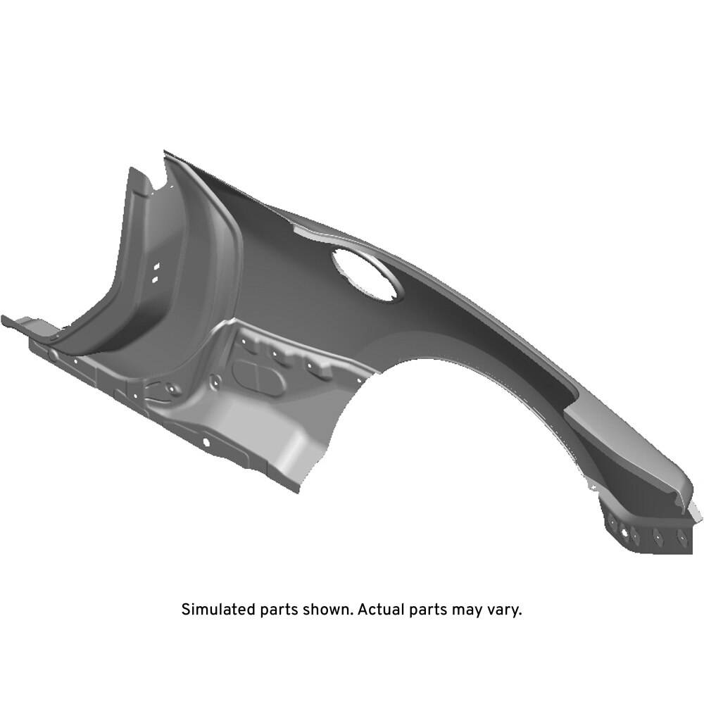 GM Genuine Parts Passenger Side Body Side Outer Panel