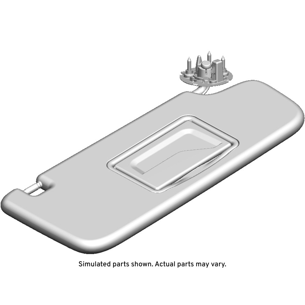 ＧＭ GM Genuine Parts Light Atmosphere Passenger Side Sunshade
