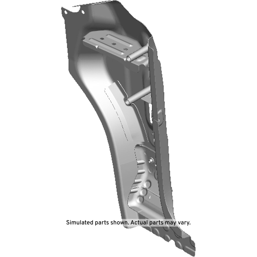 GM Genuine Parts Passenger Side Body Hinge Pillar Outer Panel Reinforcement