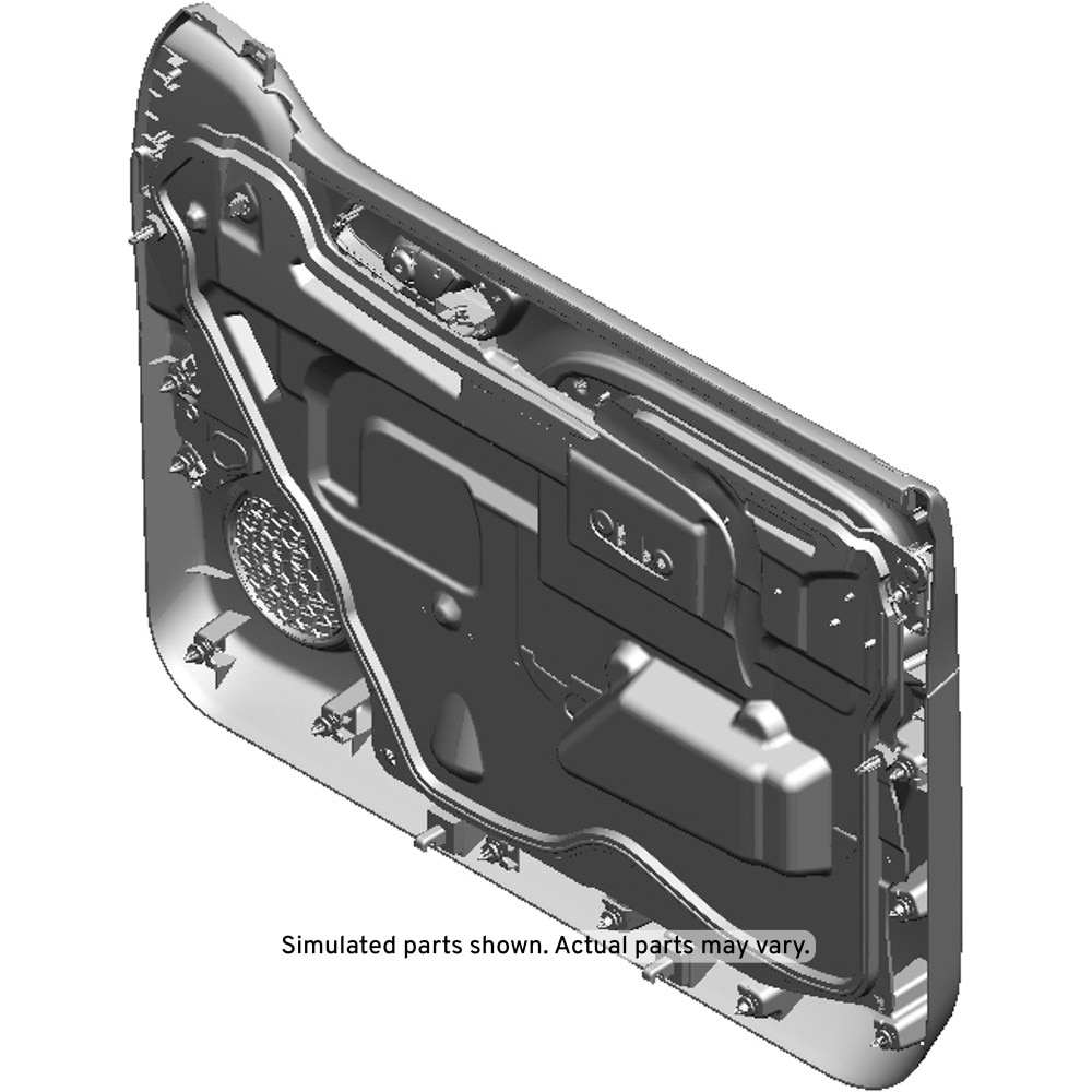 GM Genuine Parts Light Cashmere Front Driver Side Door Trim Panel