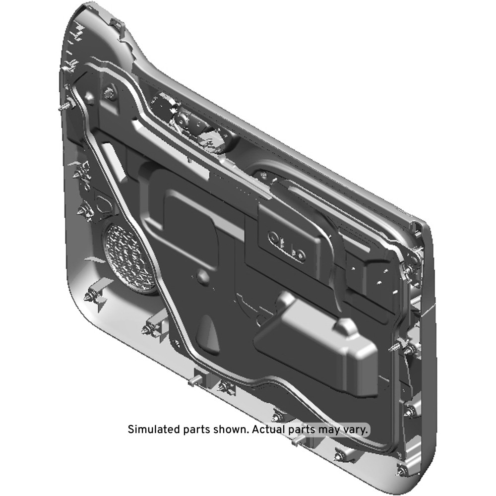 GM Genuine Parts Light Cashmere Front Driver Side Door Trim Panel