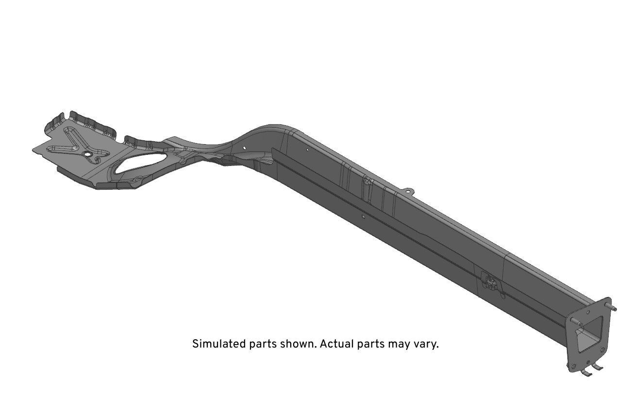 GM Genuine Parts Driver Side Underbody Rear Side Rail