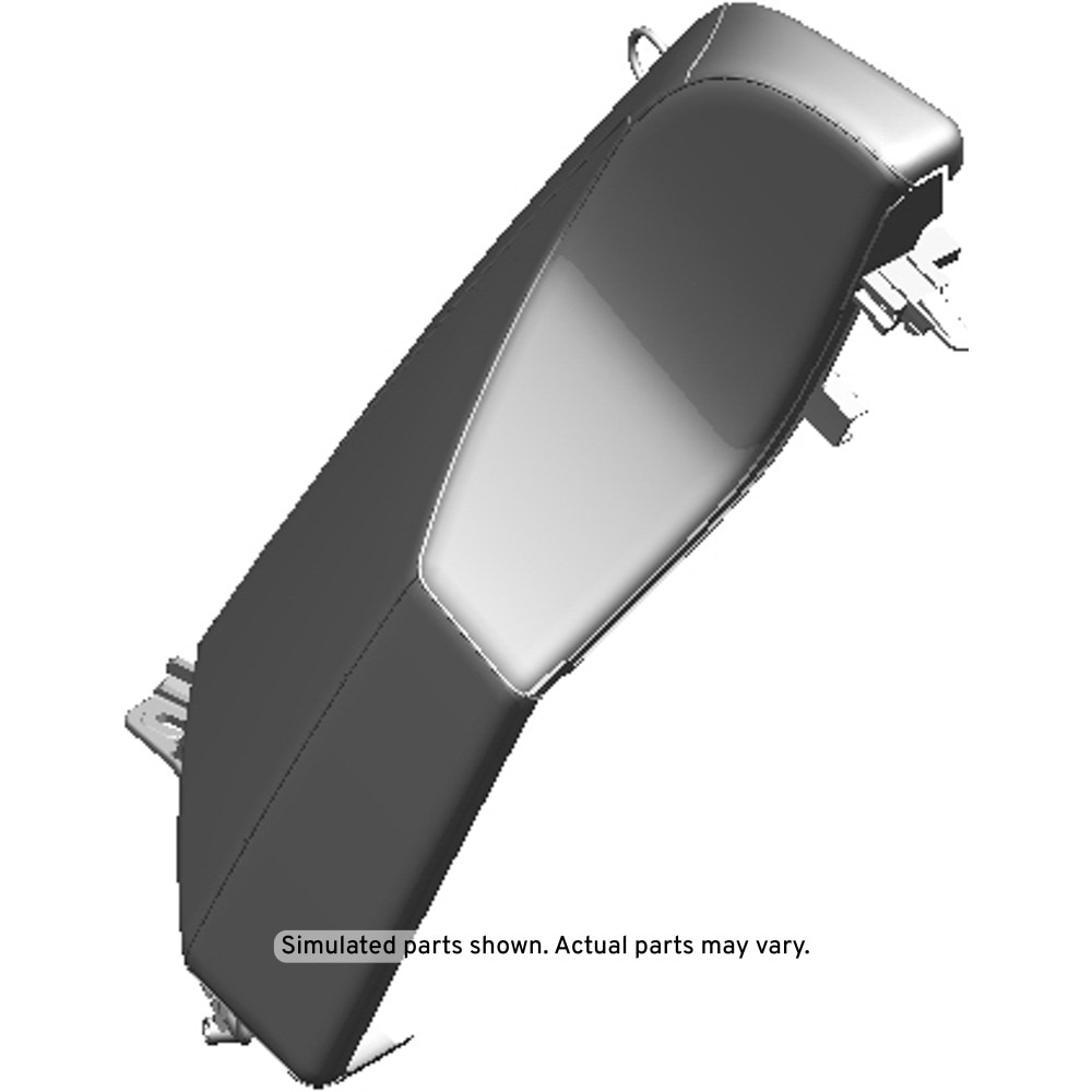 GM Genuine Parts Jet Black Rear Driver Side Seat Back Bolster