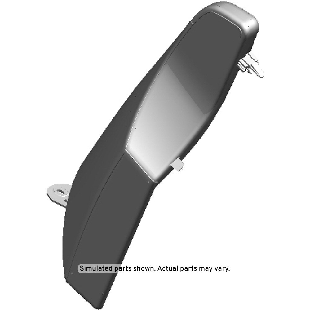 GM Genuine Parts Light Platinum Rear Passenger Side Seat Back Bolster